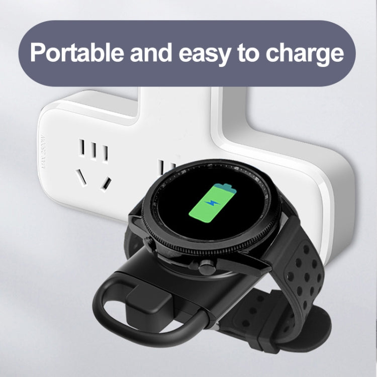 T09-S Dual USB Portable Wireless Smart Watch Charger for Samsung Watch Series