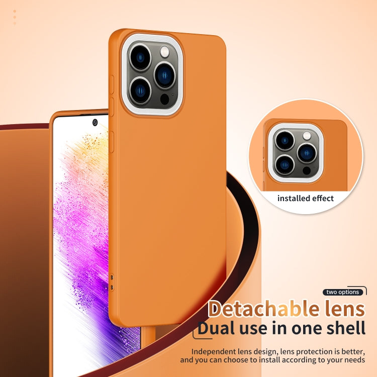 For iPhone 14 Eagle Eye Lens Oily Feel TPU + PC Phone Case