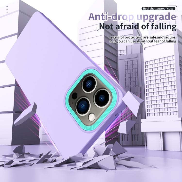 For iPhone 14 Eagle Eye Lens Oily Feel TPU + PC Phone Case