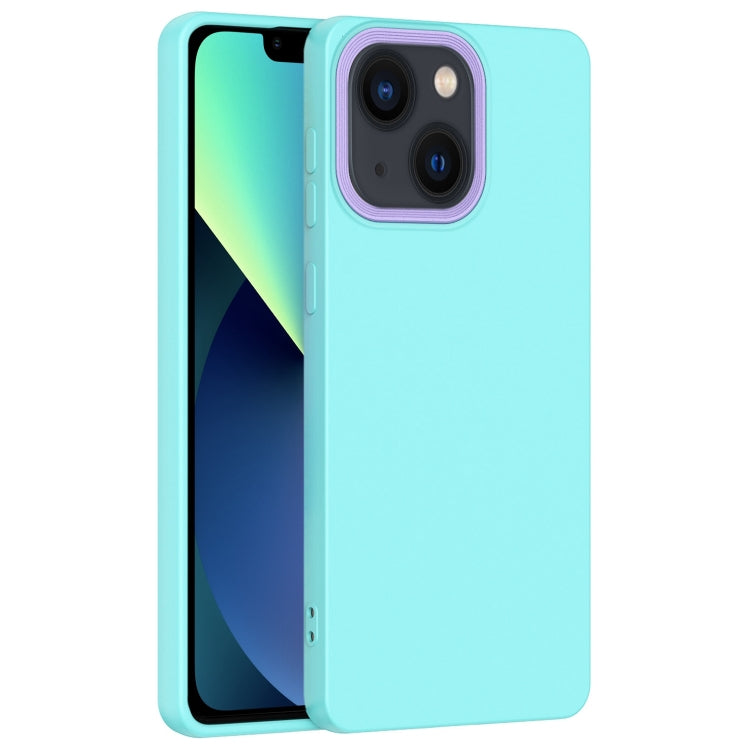 For iPhone 14 Eagle Eye Lens Oily Feel TPU + PC Phone Case