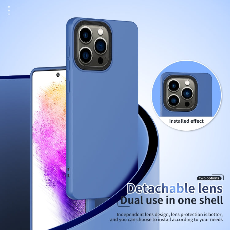For iPhone 14 Eagle Eye Lens Oily Feel TPU + PC Phone Case