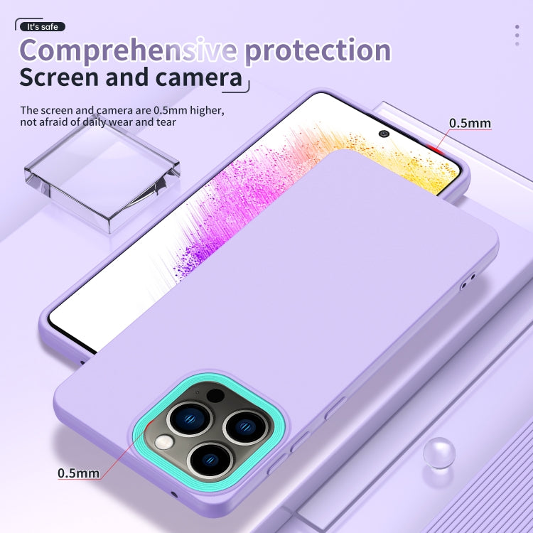 For iPhone 14 Plus Eagle Eye Lens Oily Feel TPU + PC Phone Case