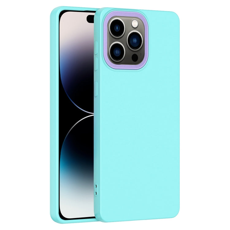 For iPhone 14 Pro Eagle Eye Lens Oily Feel TPU + PC Phone Case