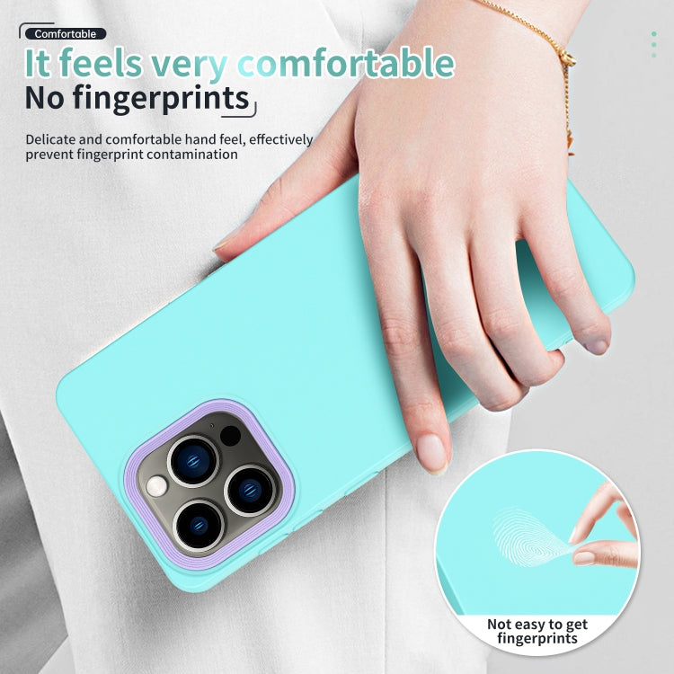 For iPhone 14 Pro Eagle Eye Lens Oily Feel TPU + PC Phone Case
