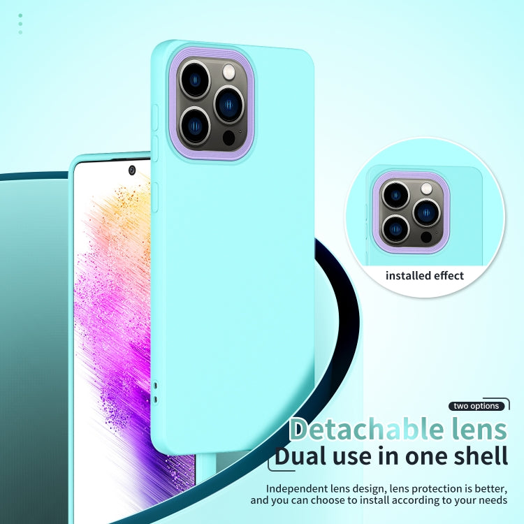 For iPhone 14 Pro Eagle Eye Lens Oily Feel TPU + PC Phone Case
