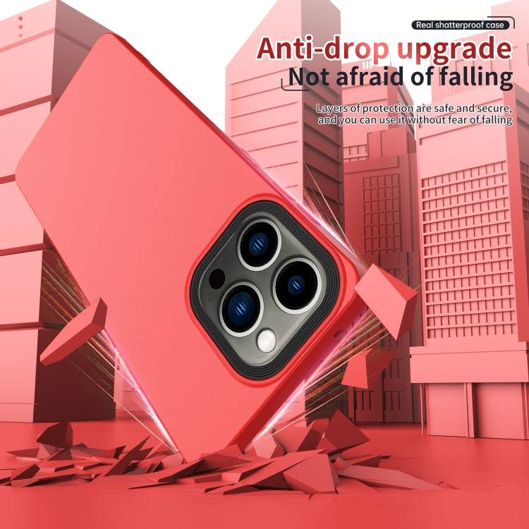 For iPhone 14 Pro Eagle Eye Lens Oily Feel TPU + PC Phone Case