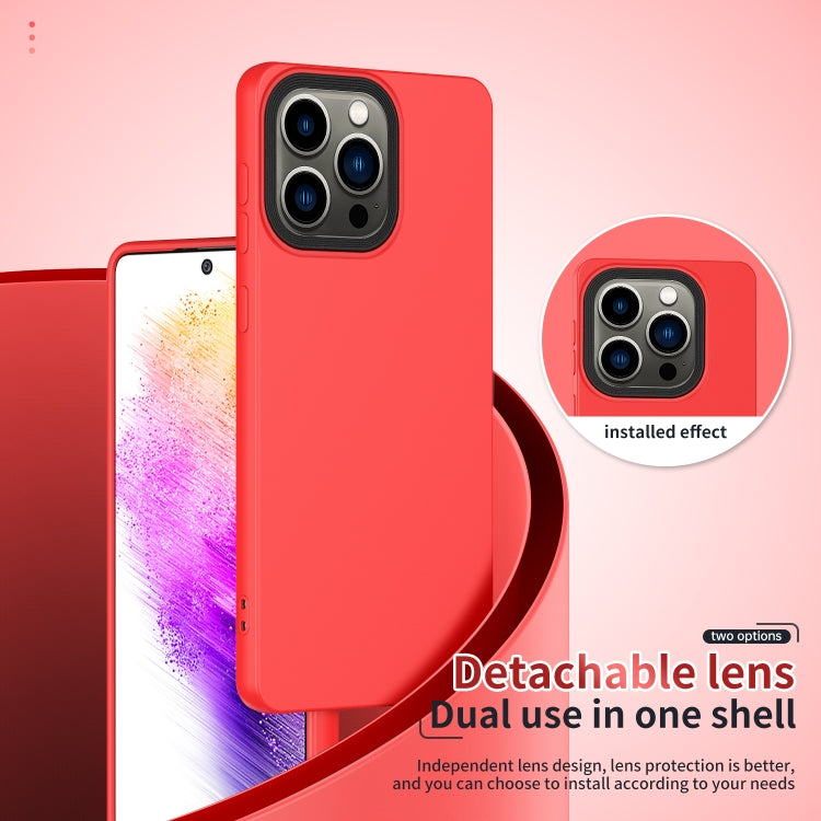 For iPhone 14 Pro Eagle Eye Lens Oily Feel TPU + PC Phone Case