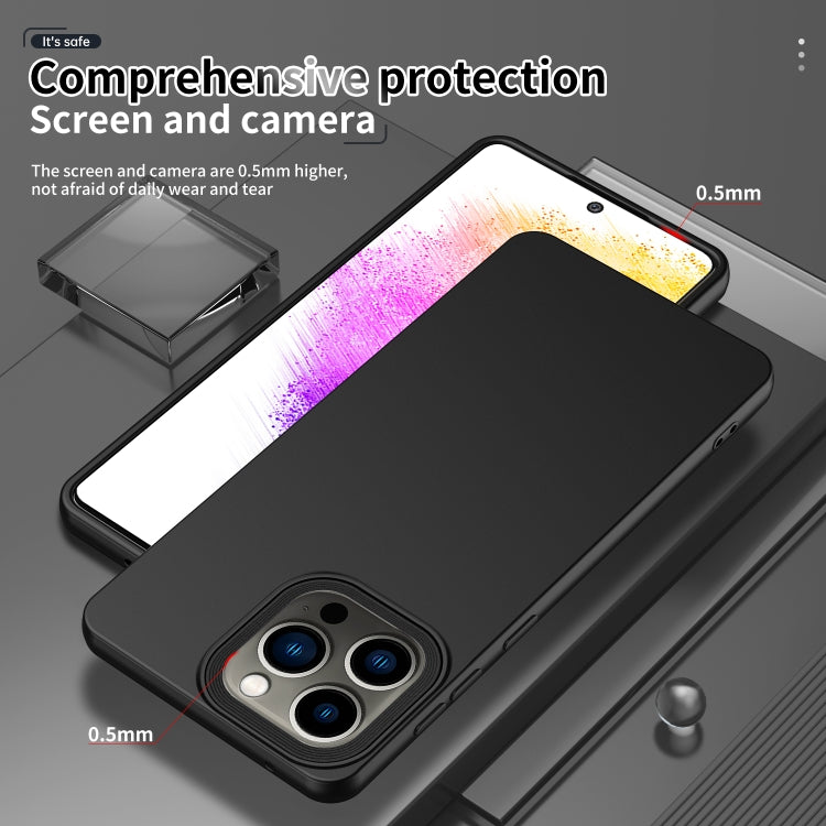 For iPhone 14 Pro Eagle Eye Lens Oily Feel TPU + PC Phone Case