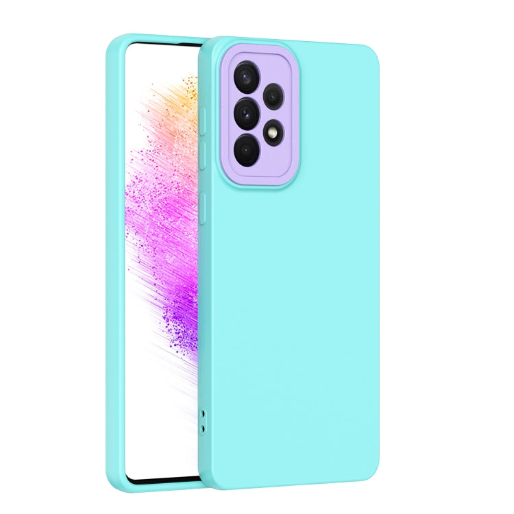 For Samsung Galaxy A72 5G/A72 4G Eagle Eye Lens Oily Feel TPU + PC Phone Case