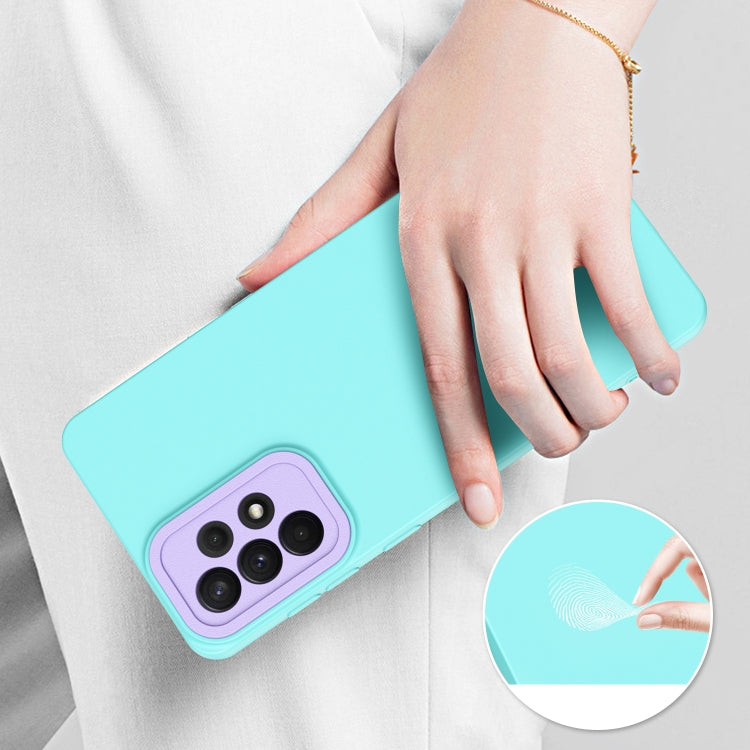 For Samsung Galaxy A72 5G/A72 4G Eagle Eye Lens Oily Feel TPU + PC Phone Case