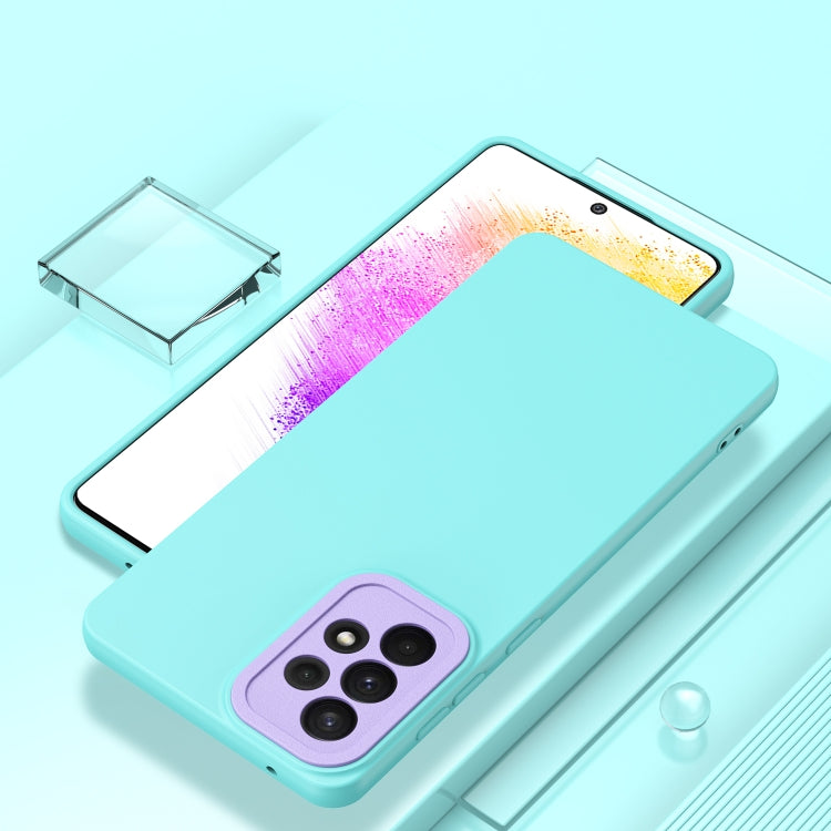 For Samsung Galaxy A72 5G/A72 4G Eagle Eye Lens Oily Feel TPU + PC Phone Case