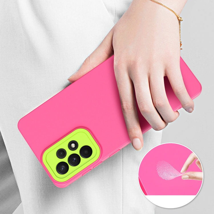 For Samsung Galaxy A72 5G/A72 4G Eagle Eye Lens Oily Feel TPU + PC Phone Case