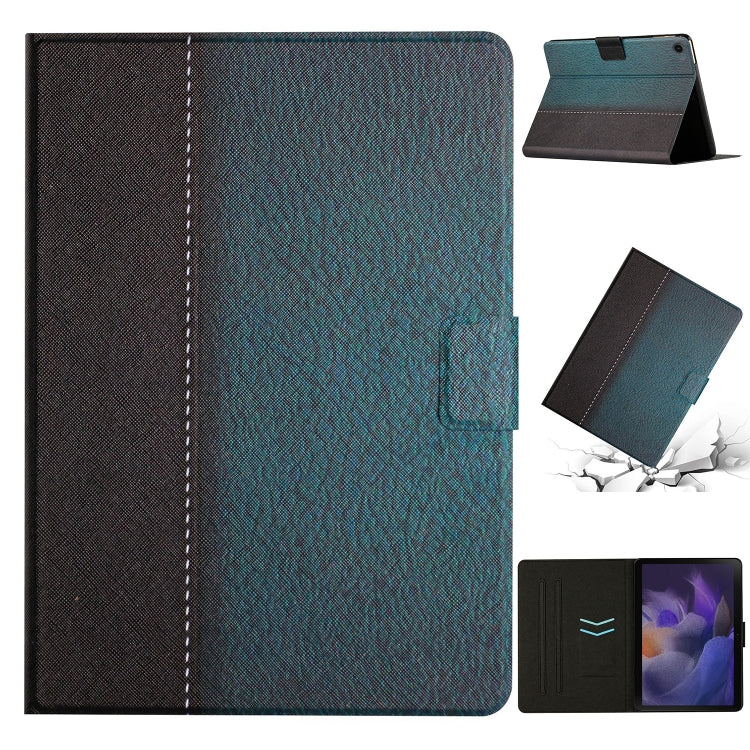 For Samsung Galaxy Tab A8 Stitching Solid Color Smart Leather Tablet Case