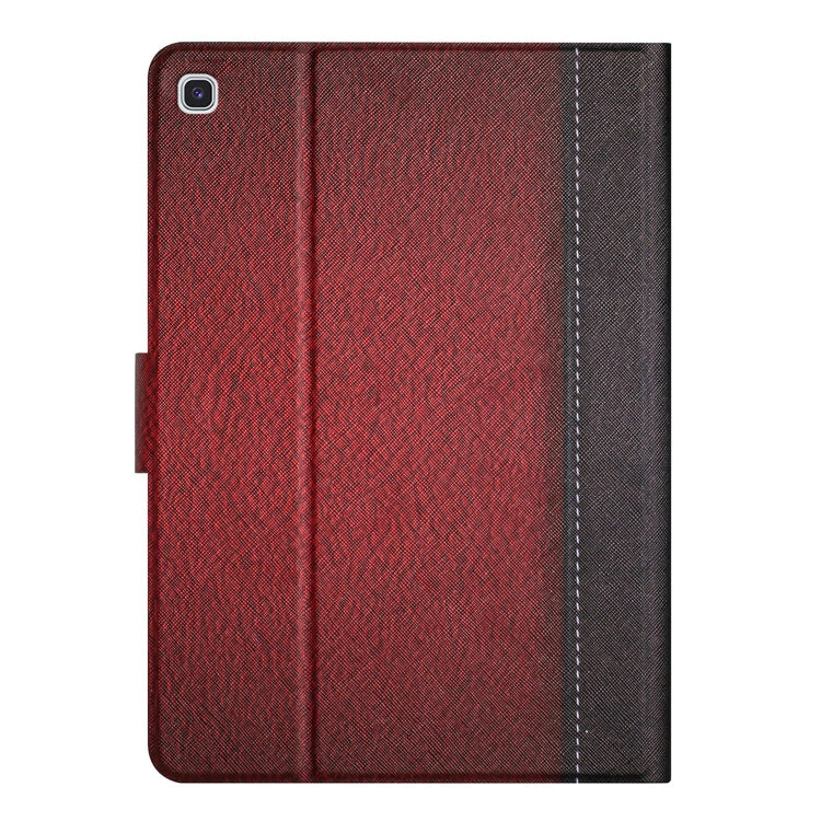 For Samsung Galaxy Tab A7 Lite T220 Stitching Solid Color Smart Leather Tablet Case