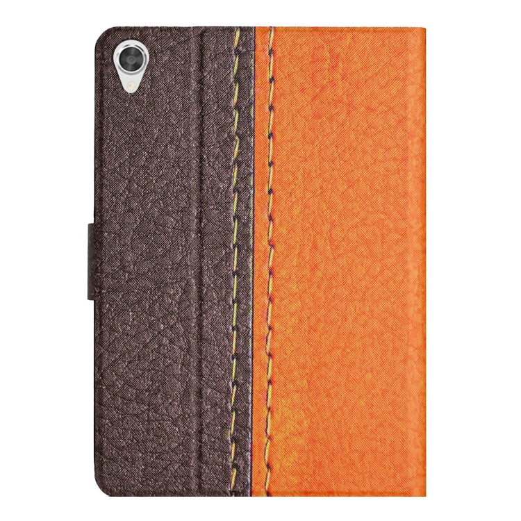For Lenovo Tab M10 HD 2nd Gen Stitching Solid Color Smart Leather Tablet Case