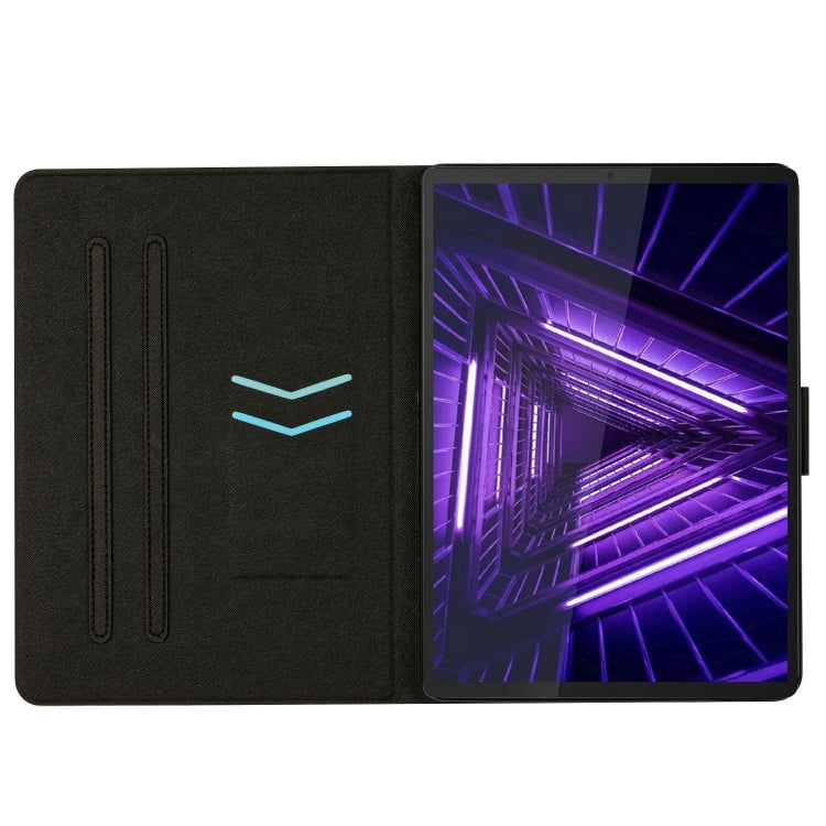For Lenovo Tab M10 HD 2nd Gen Stitching Solid Color Smart Leather Tablet Case