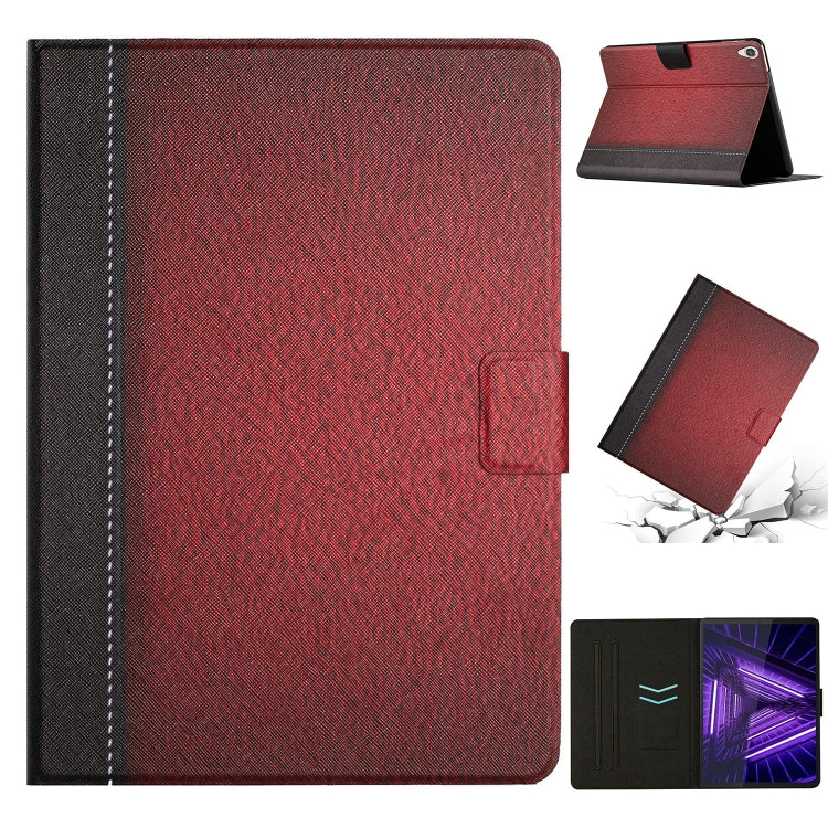 For Lenovo Tab M10 HD 2nd Gen Stitching Solid Color Smart Leather Tablet Case