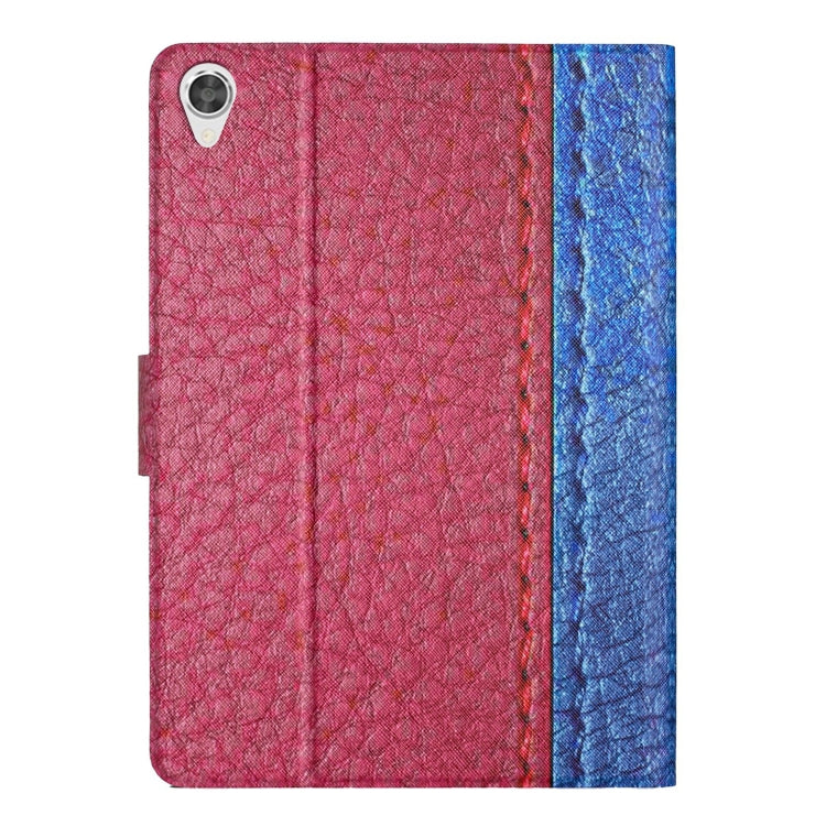 For Lenovo Tab M10 HD 2nd Gen Stitching Solid Color Smart Leather Tablet Case