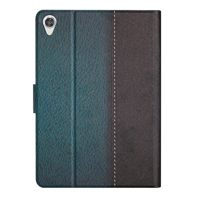 For Lenovo Tab M10 3rd Gen Stitching Solid Color Smart Leather Tablet Case