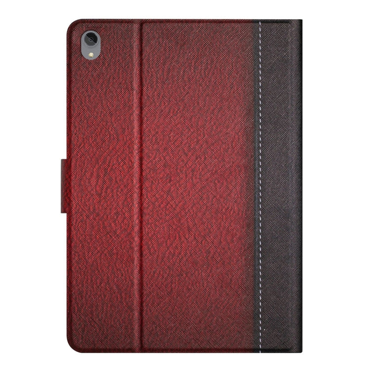 For Lenovo Tab P11 Stitching Solid Color Smart Leather Tablet Case