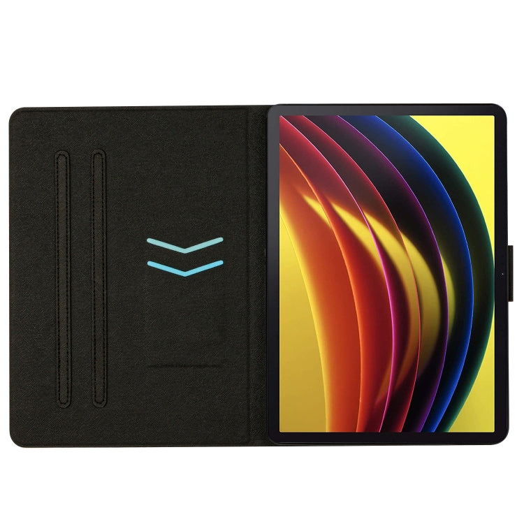 For Lenovo Tab P11 Stitching Solid Color Smart Leather Tablet Case