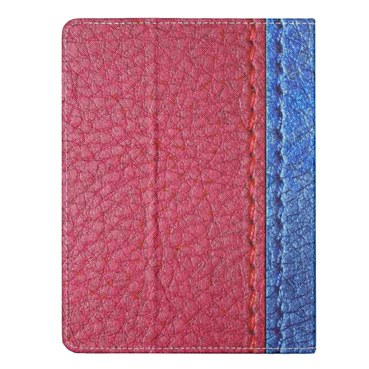 For 7 inch Tablet Stitching Solid Color Leather Tablet Case