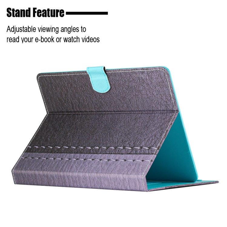 For 8 inch Tablet Stitching Solid Color Leather Tablet Case