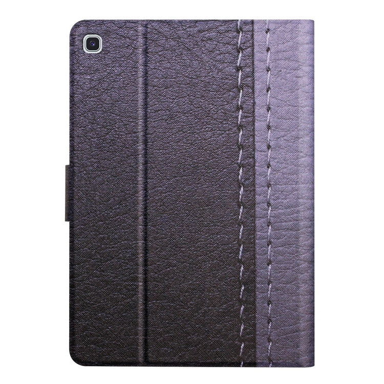 For Samsung Galaxy Tab S6 Lite P610 Stitching Solid Color Leather Tablet Case