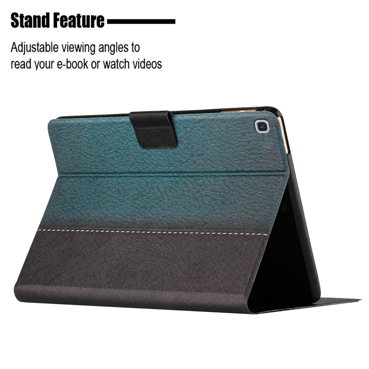 For Samsung Galaxy Tab S6 Lite P610 Stitching Solid Color Leather Tablet Case