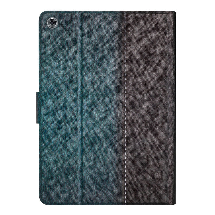 For Huawei MatePad T10s Stitching Solid Color Leather Tablet Case