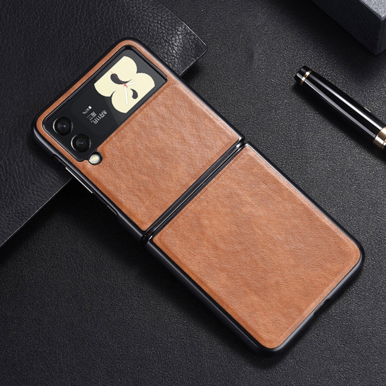 For Samsung Galaxy Z Flip4 5G Leather Shockproof Protective Phone Case
