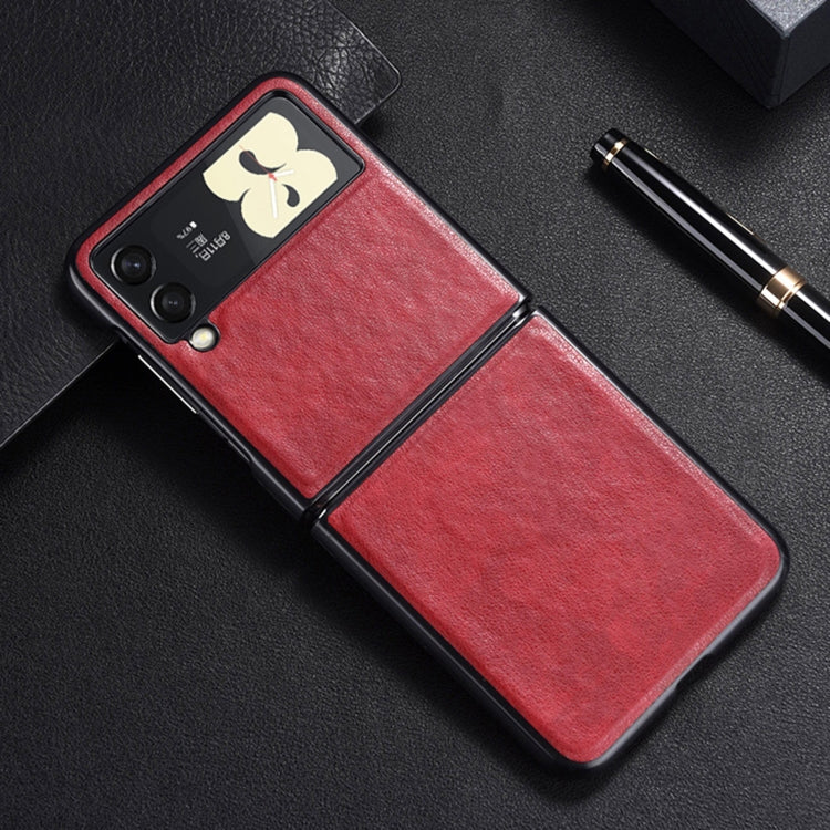 For Samsung Galaxy Z Flip4 5G Leather Shockproof Protective Phone Case