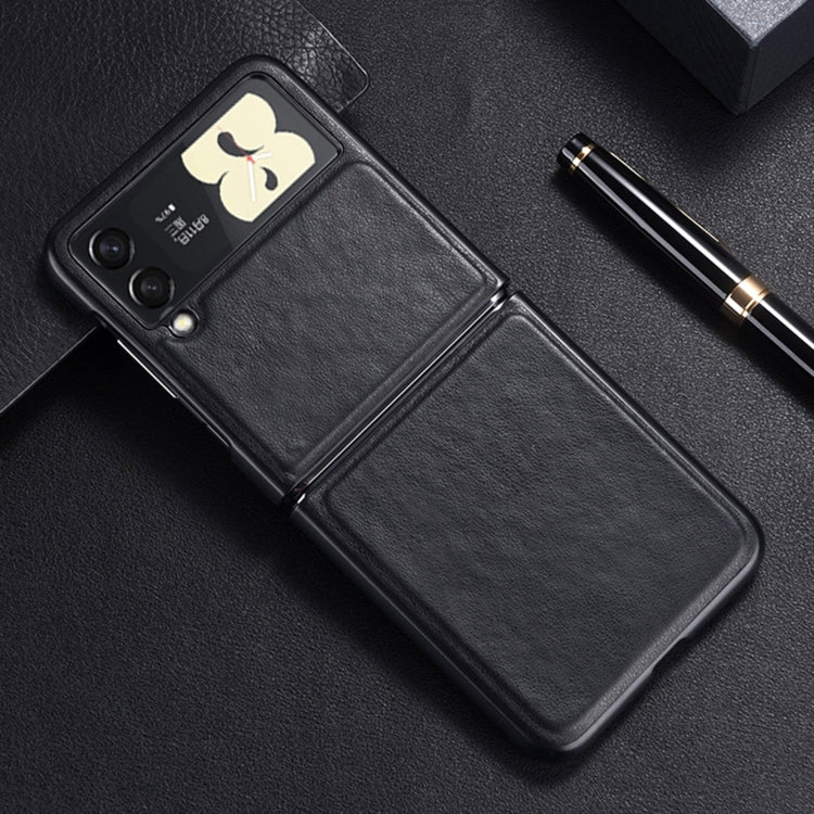 For Samsung Galaxy Z Flip4 5G Leather Shockproof Protective Phone Case