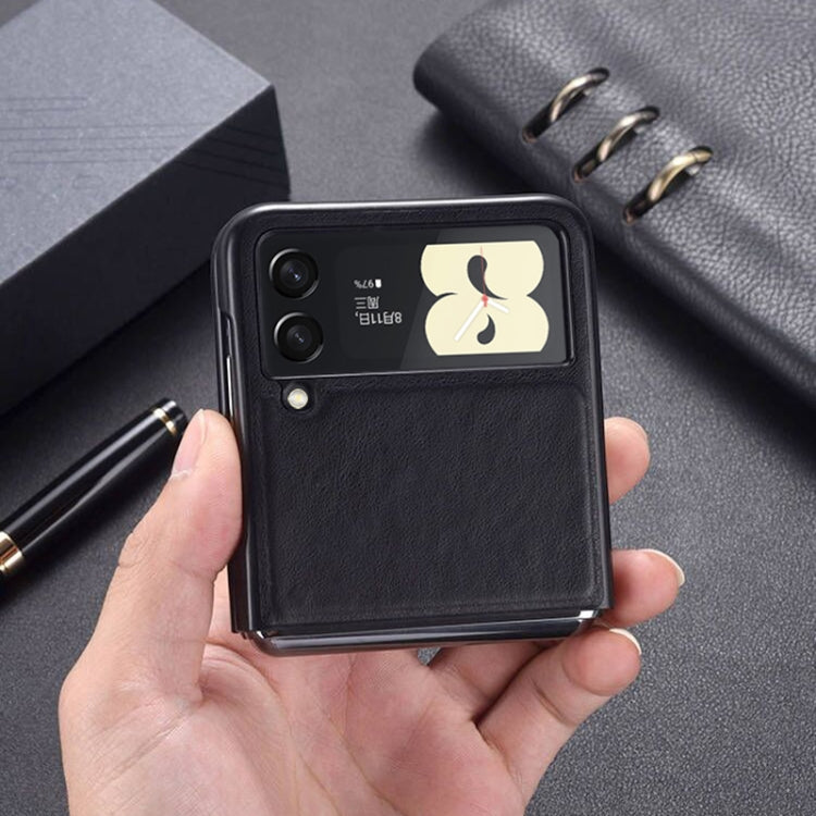 For Samsung Galaxy Z Flip4 5G Leather Shockproof Protective Phone Case