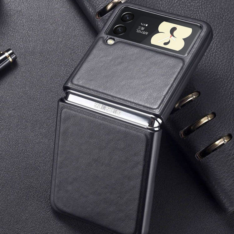 For Samsung Galaxy Z Flip4 5G Leather Shockproof Protective Phone Case