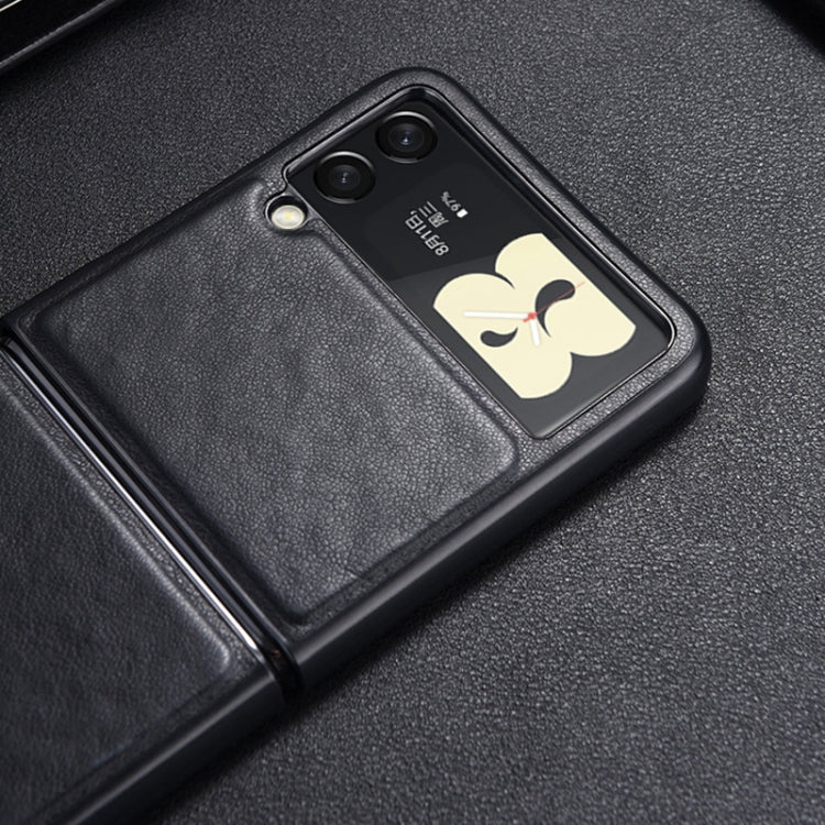 For Samsung Galaxy Z Flip4 5G Leather Shockproof Protective Phone Case
