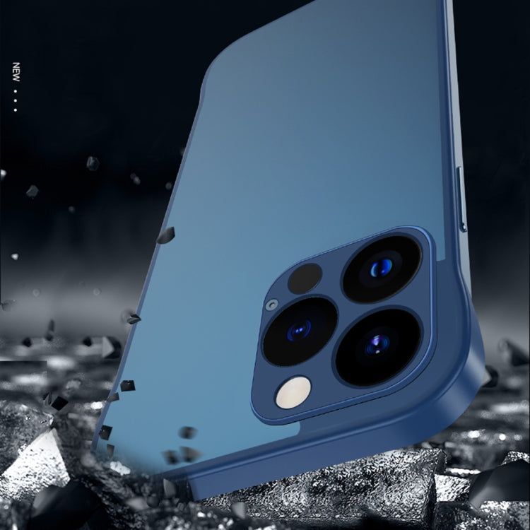 For iPhone 14 Plus Metal Lens Frosted Finger Ring Strap Phone Case