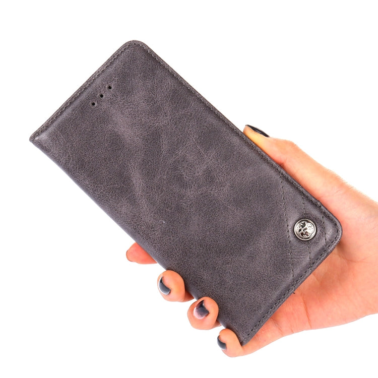 For OnePlus Nord 2T Non-Magnetic Retro Texture Horizontal Flip Leather Phone Case