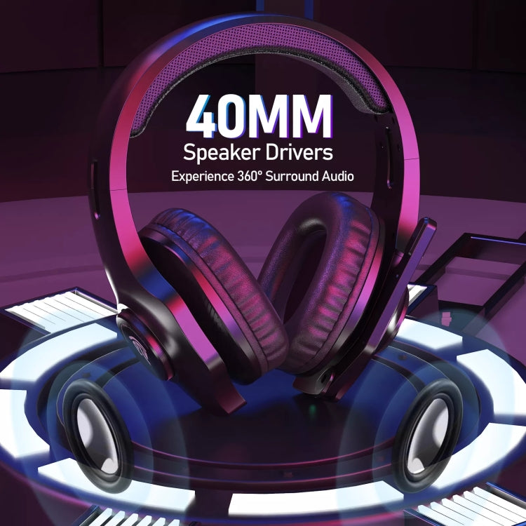 EasySMX VIP002W 2.4G Wireless Stereo Gaming Noise Cancelling Headphones(Black)