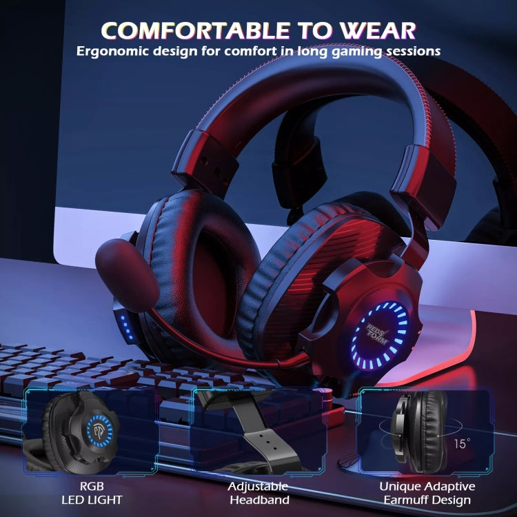 EasySMX V07W 2.4G Wireless Noise Cancelling Gaming Headset(Black)