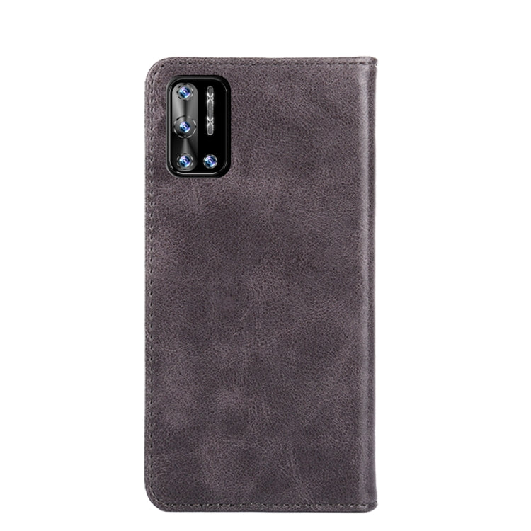 For Doogee N40 Pro Non-Magnetic Retro Texture Horizontal Flip Leather Phone Case