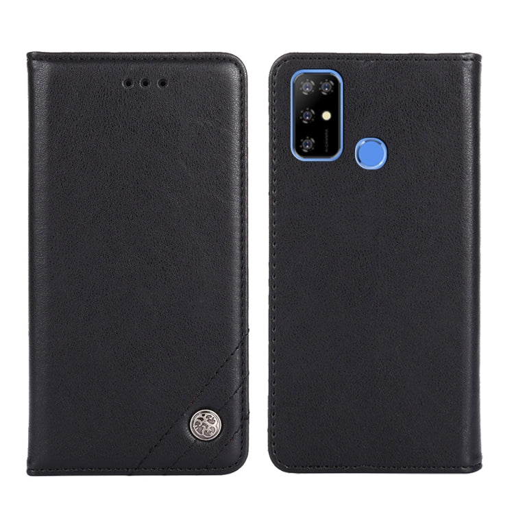 For Doogee X96 Pro Non-Magnetic Retro Texture Horizontal Flip Leather Phone Case