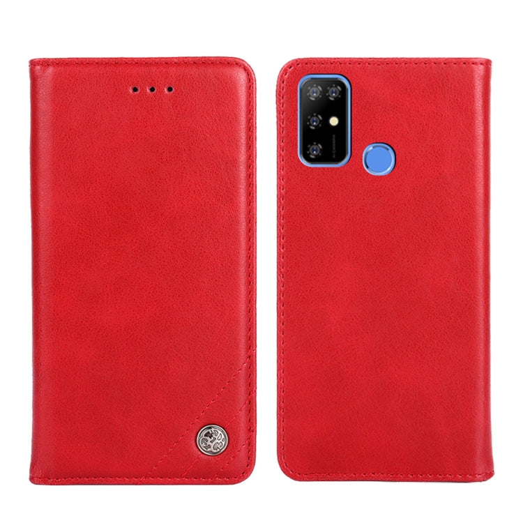 For Doogee X96 Pro Non-Magnetic Retro Texture Horizontal Flip Leather Phone Case