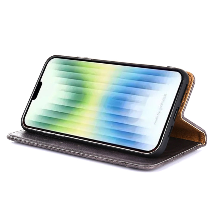 For Doogee X96 Pro Non-Magnetic Retro Texture Horizontal Flip Leather Phone Case
