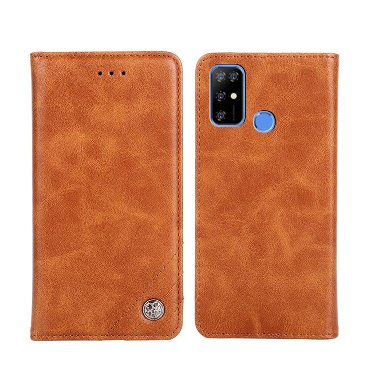 For Doogee X96 Pro Non-Magnetic Retro Texture Horizontal Flip Leather Phone Case