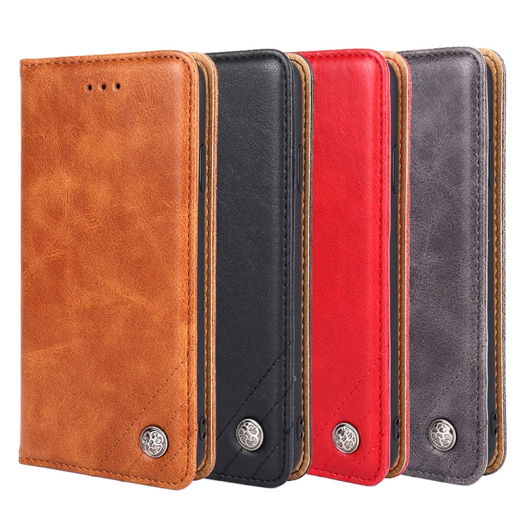 For Doogee X96 Pro Non-Magnetic Retro Texture Horizontal Flip Leather Phone Case