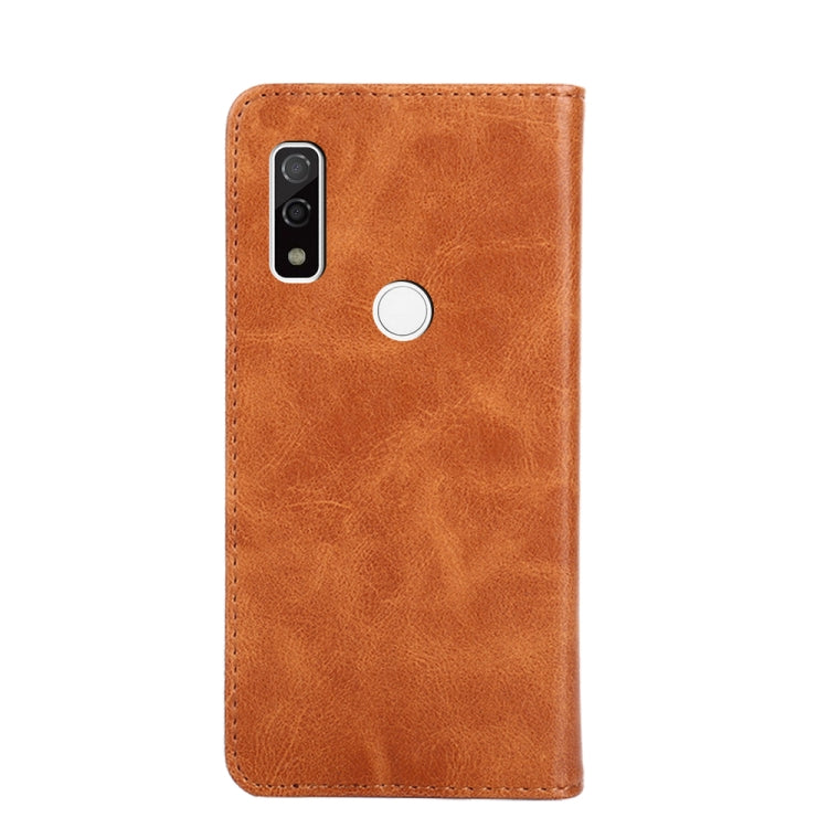 For Fujitsu Arrows WE-F-51B Non-Magnetic Retro Texture Horizontal Flip Leather Phone Case