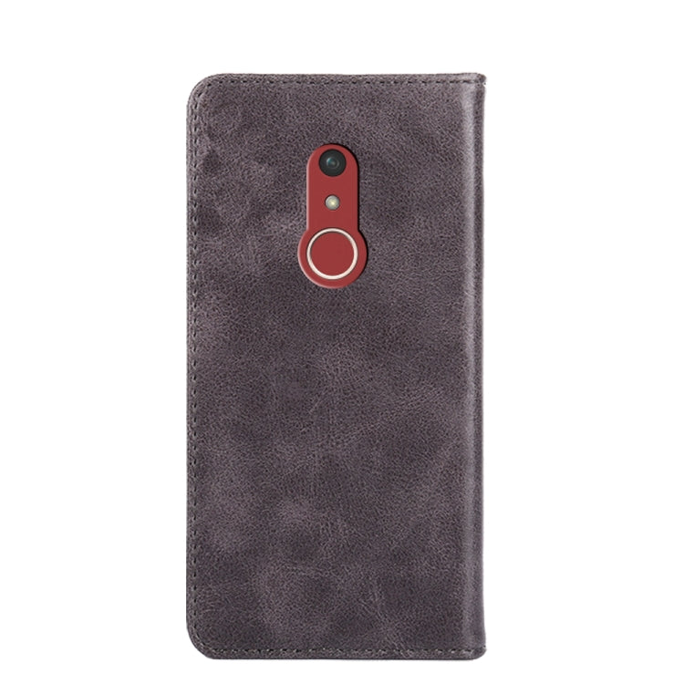 For Fujitsu Arrows Be4 Plus-F-41B Non-Magnetic Retro Texture Horizontal Flip Leather Phone Case