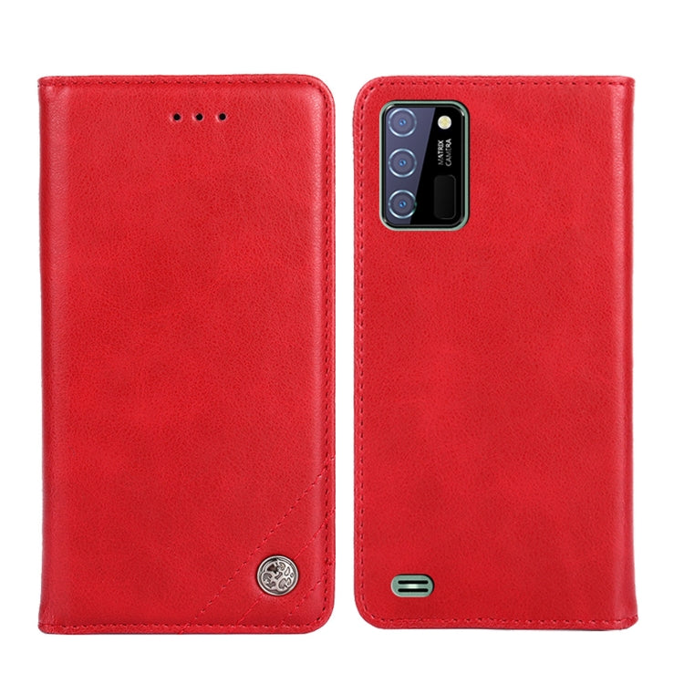 For OUKITEL C25 Non-Magnetic Retro Texture Horizontal Flip Leather Phone Case