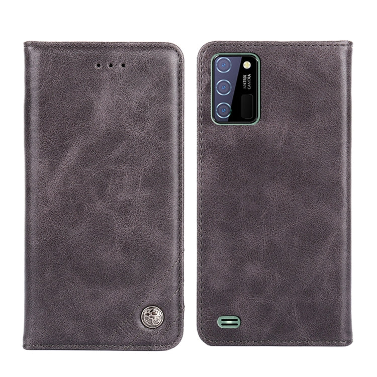 For OUKITEL C25 Non-Magnetic Retro Texture Horizontal Flip Leather Phone Case